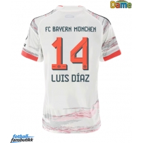 Bayern Munich Luis Diaz #14 Bortedrakt Dame 2025-26 Kortermet
